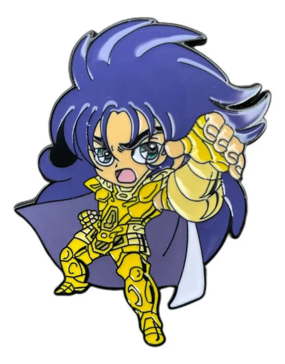 Set 4 Pines Metalicos Kanon, Mu Aldebaran - Caballeros Del Zodiaco