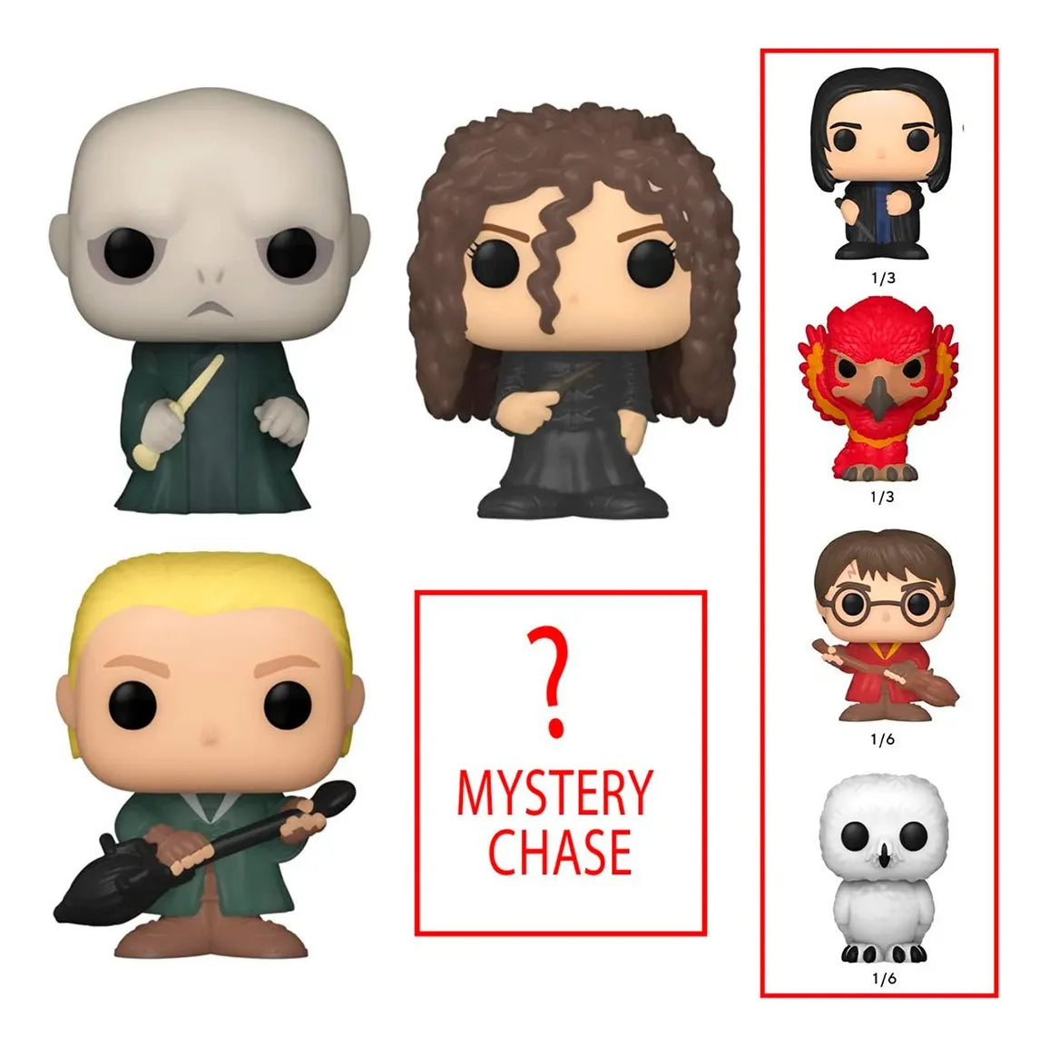 Funko Bitty Pop: Harry Potter - Voldemort 4 Pack Evergreen