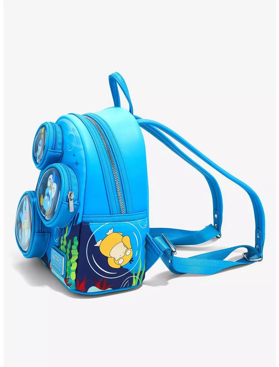 Mini mochila Loungefly Pokémon Squirtle Water Type Bubbles