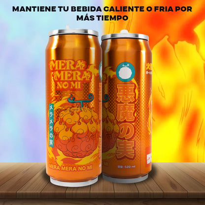 Termo De Lata Acero Inoxidable One Piece - Fruta De Fuego