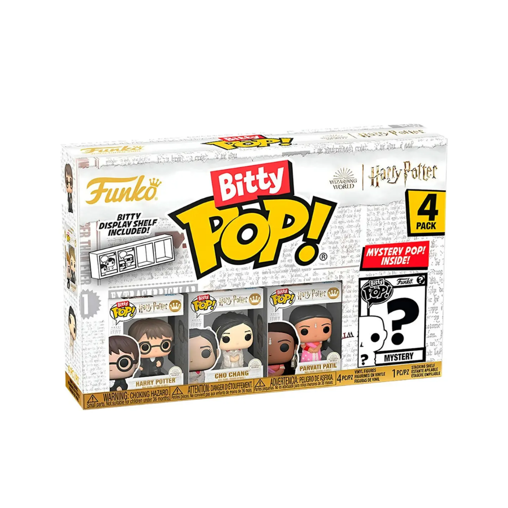 Funko Bitty Pop: Harry Potter y El Caliz De Fuego - Harry 4 Pack