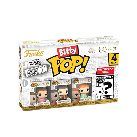 Funko Bitty Pop: Harry Potter y El Caliz De Fuego - Hermione 4 Pack