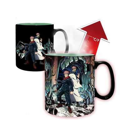 Taza Termocromatica: Jujutsu Kaisen - Itadori y Sukuna