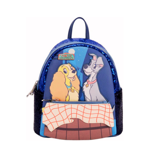 Mini Mochila Disney La Dama y el Vagabundo