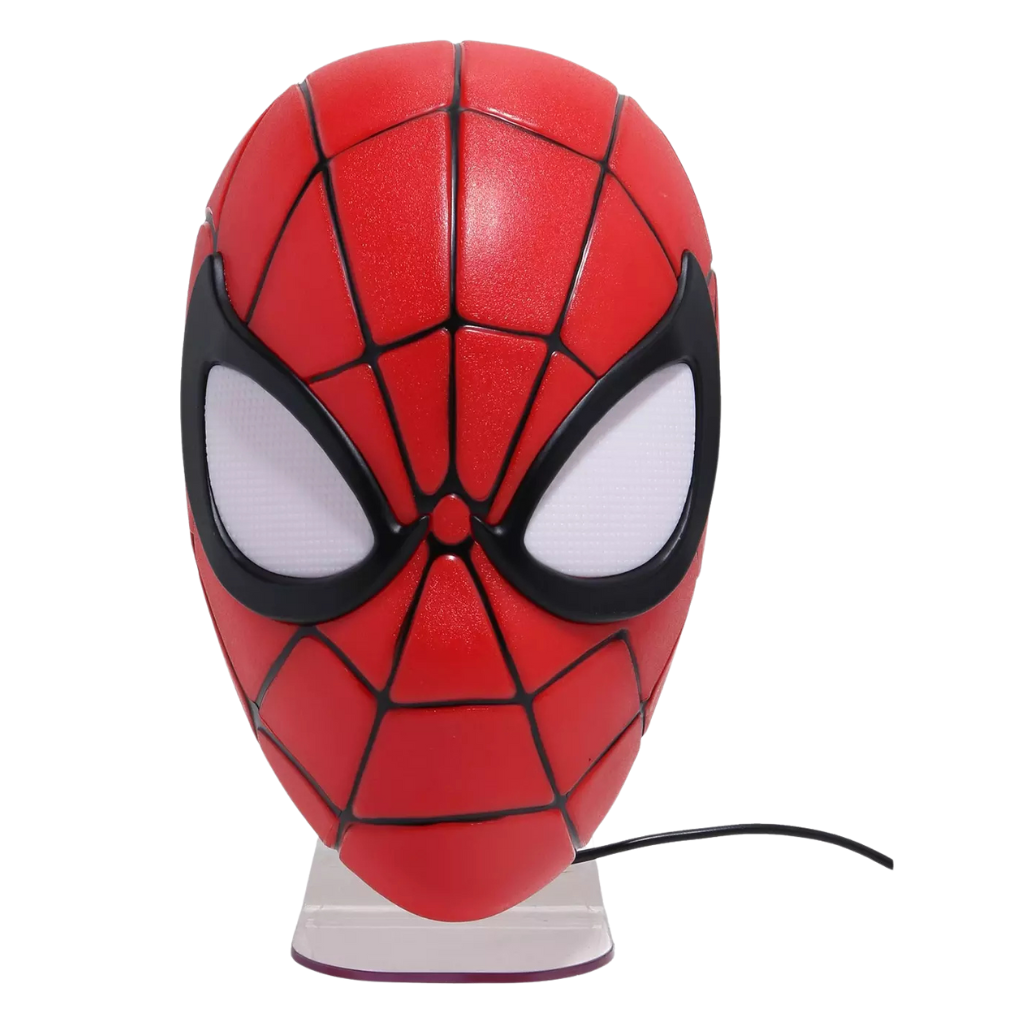 Lámpara con Figura de Máscara de Spider-Man de Marvel