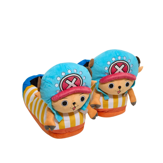 Pantuflas de Peluche de One Piece Chopper