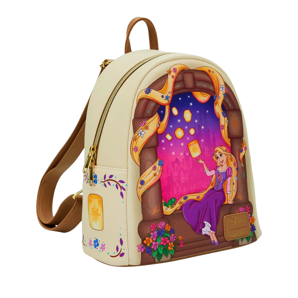 Mini Mochila Loungefly de Rapunzel Enredados