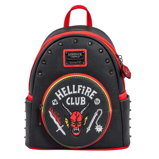 Mini Mochila Loungefly Stranger Things Hellfire Club