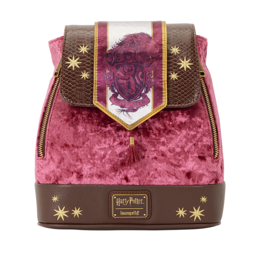 Mini Mochila De Terciopelo Gryffindor Harry Potter