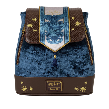 Mini Mochila Loungefly de Terciopelo Ravenclaw de Harry Potter