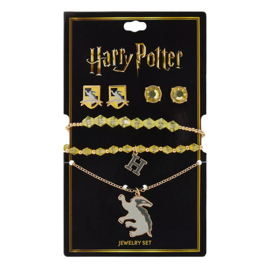 Set de Joyeria de Hufflepuff Harry Potter