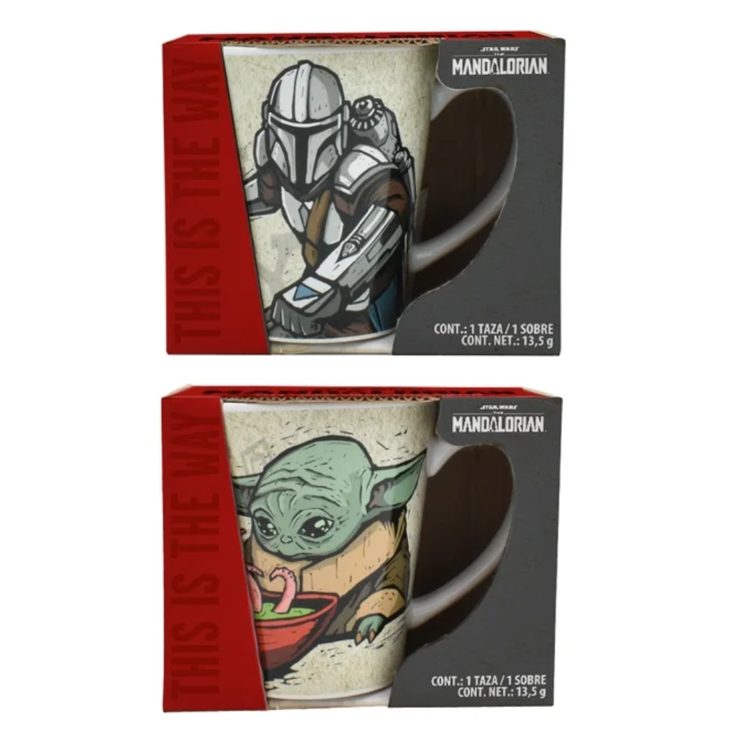 Taza The Mandalorian con Chocolate
