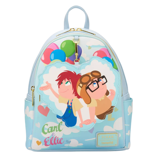 Mini mochila con Monedero Loungefly Disney Pixar Up Carl & Ellie