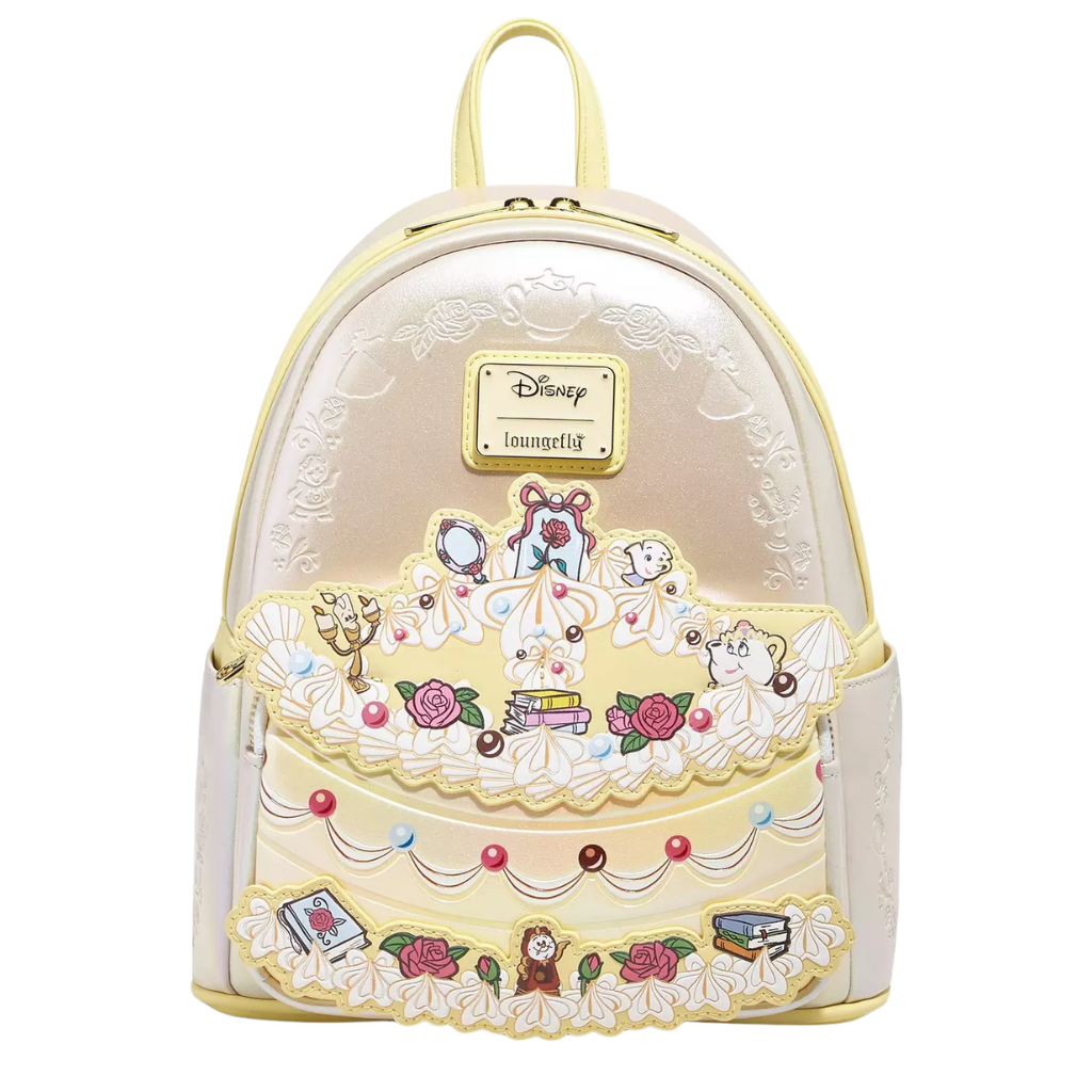 Mini Mochila Loungefly Disney Pastel Bella y Bestia