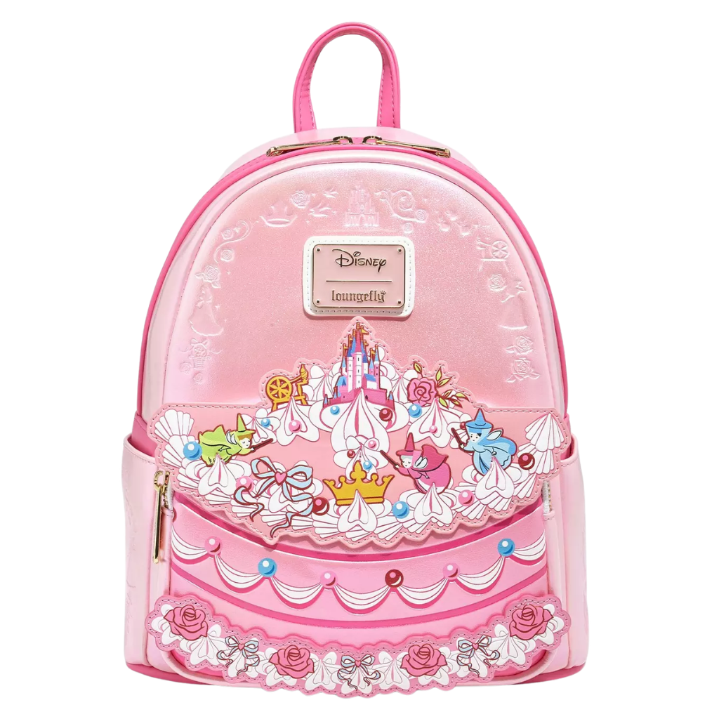 Mini Mochila Loungefly Disney La Bella Durmiente Aurora Cake