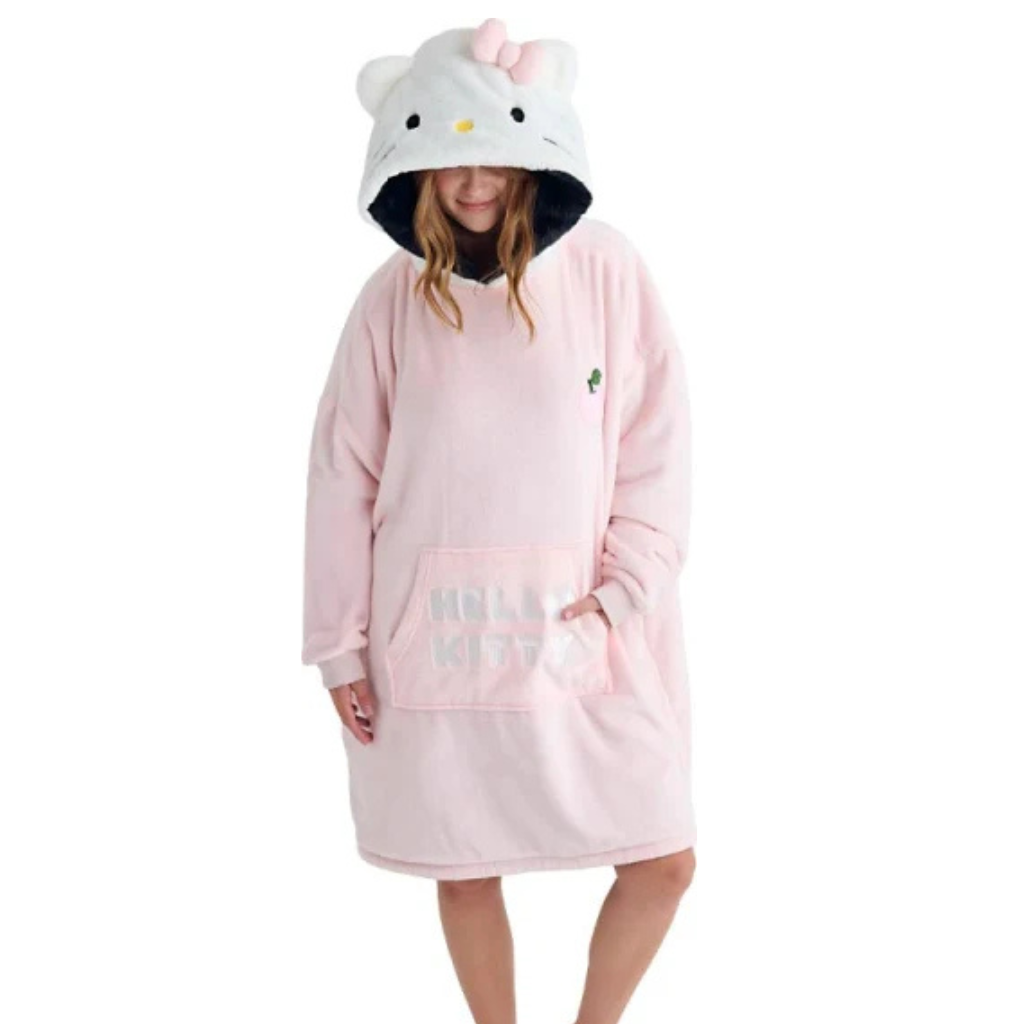 Maxisudadera Sanrio Reversible Kuromi - Hello Kitty