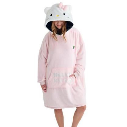 Maxisudadera Sanrio Reversible Kuromi - Hello Kitty