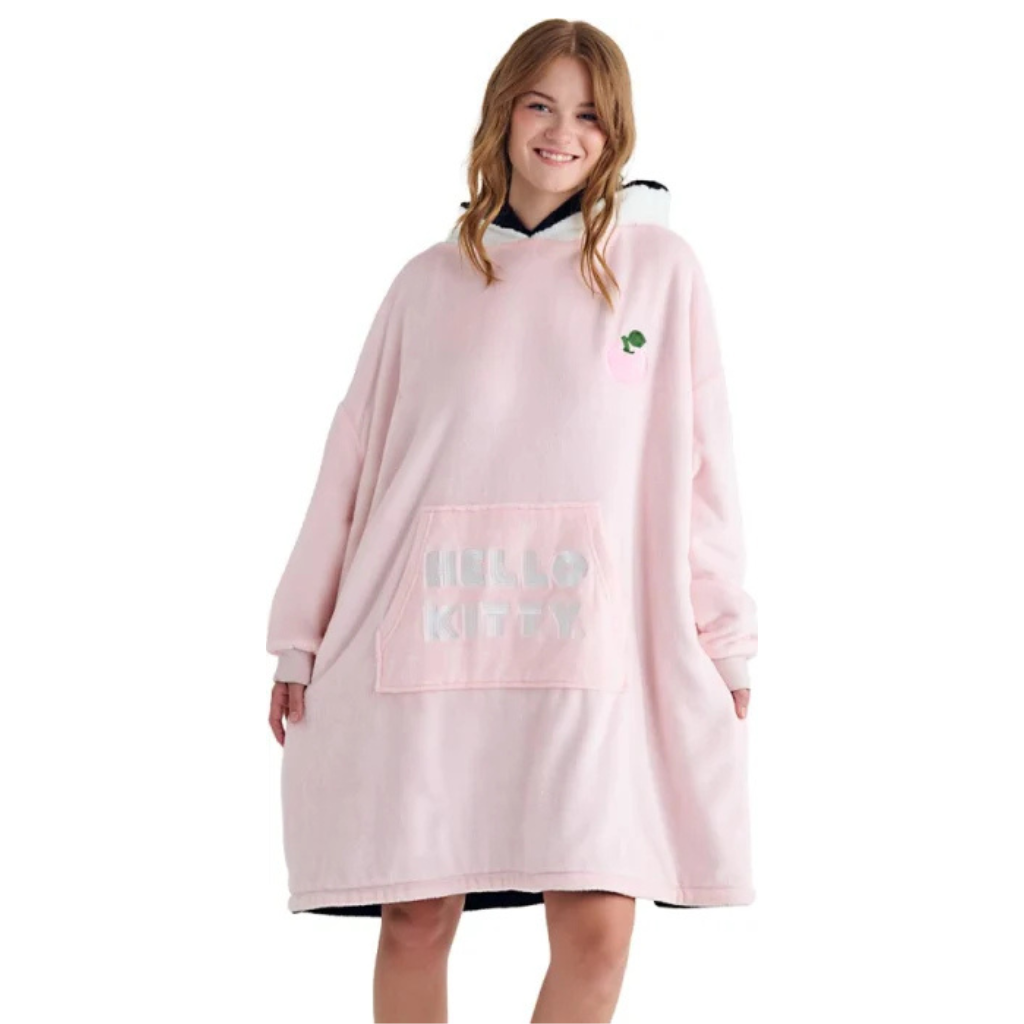 Maxisudadera Sanrio Reversible Kuromi - Hello Kitty