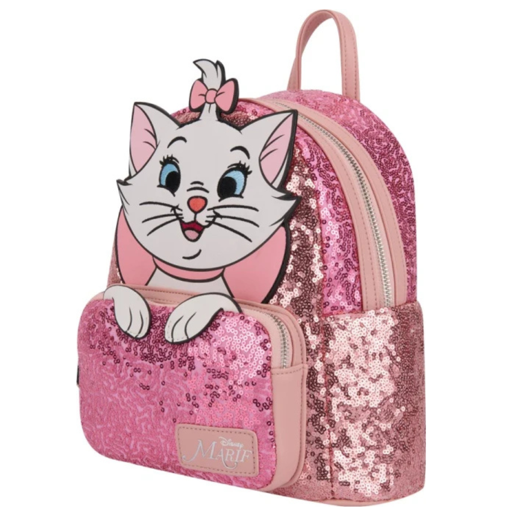 Mini Mochila Marie - Los Aristogatos Lentejuela