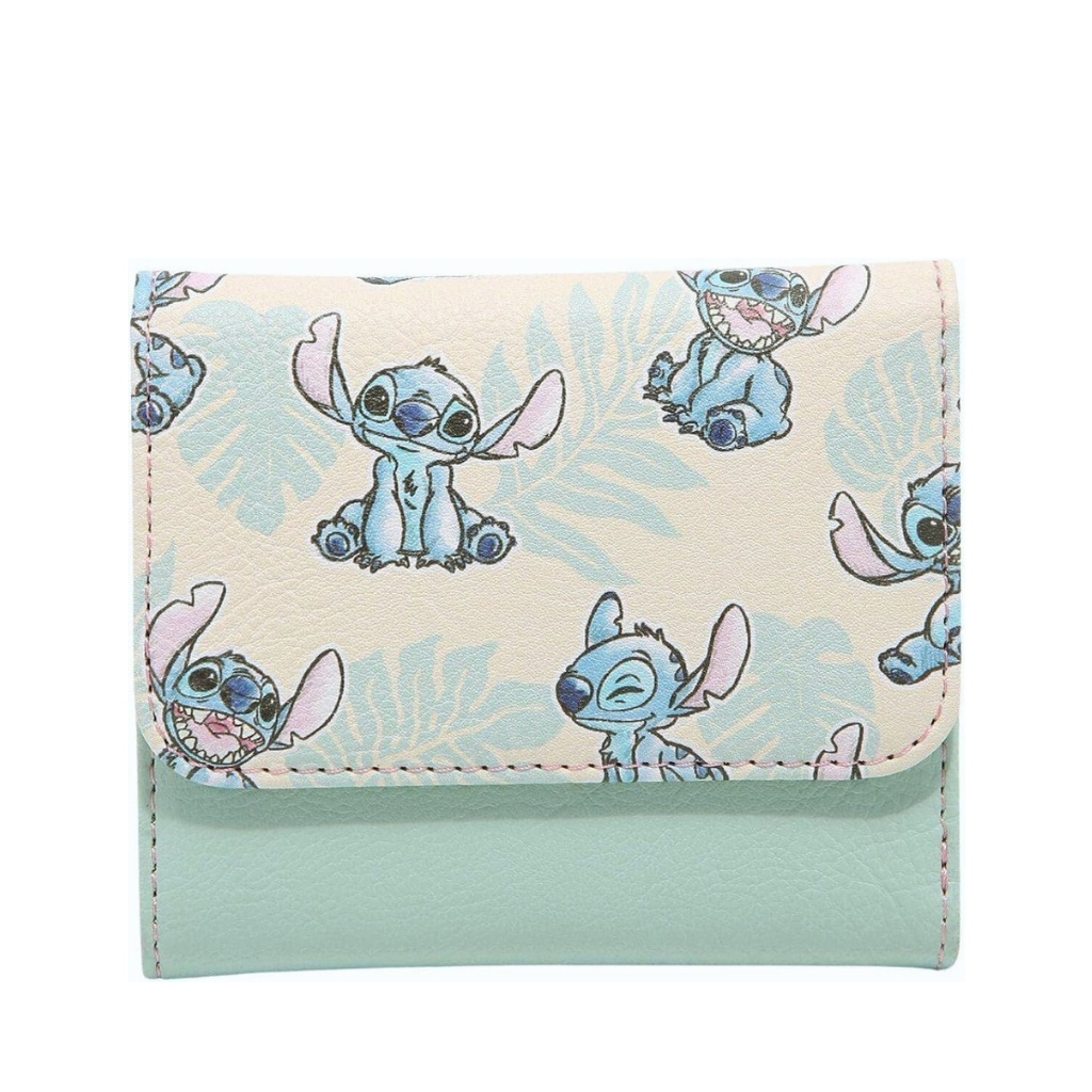 Mini Cartera Loungefly Disney Lilo & Stitch con Hojas Tropicales