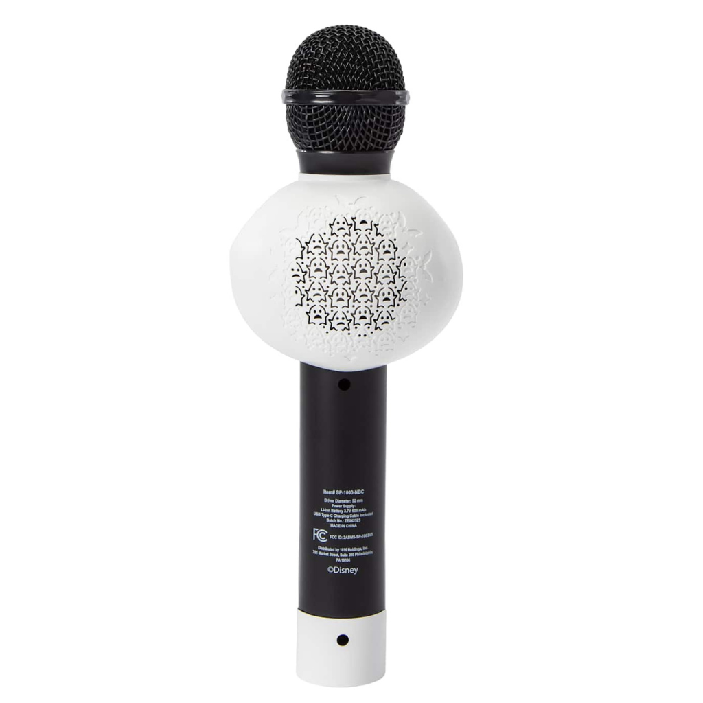 Micrófono Karaoke LED Bluetooth Jack Skellington – El Extraño Mundo de Jack