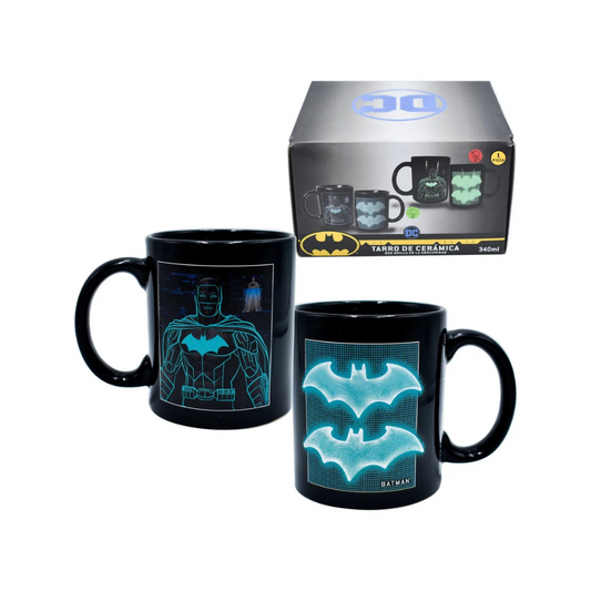 Taza Batman Dc Comics Brilla en la Oscuridad