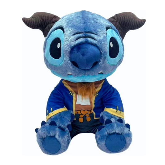 Peluche Disney de Stitch -Cosplay Bestia La Bella y la Bestia