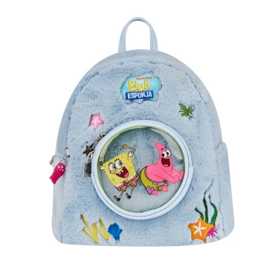 Mini Mochila Bob Esponja Felpa