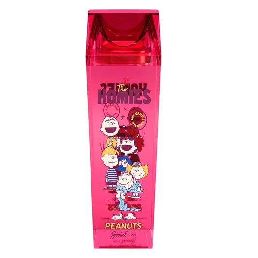 Botella De Agua Cuadrada 1 Lt Snoopy & Hommies