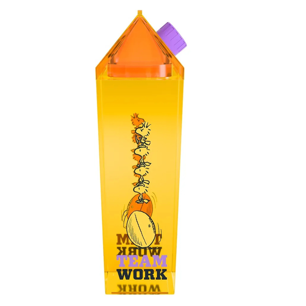 Botella De Agua Cuadrada 1 Lt Woodstock - Peanuts
