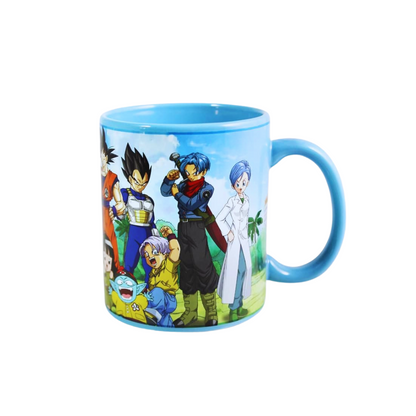 Taza Dragon Ball Super Vegeta, Goku y Future Trunks