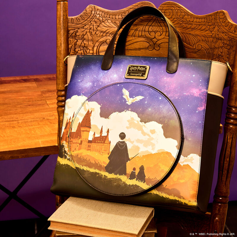 Mochila Convertible y Bolso Bandolera de Harry Potter Hogwarts Starry Sky