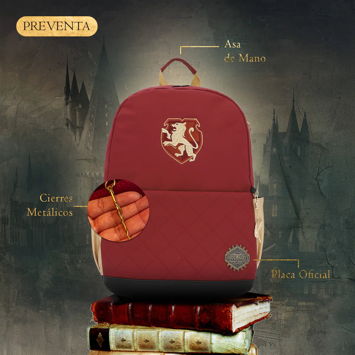 Mochila Harry Potter Gryffindor Hogwarts Legacy