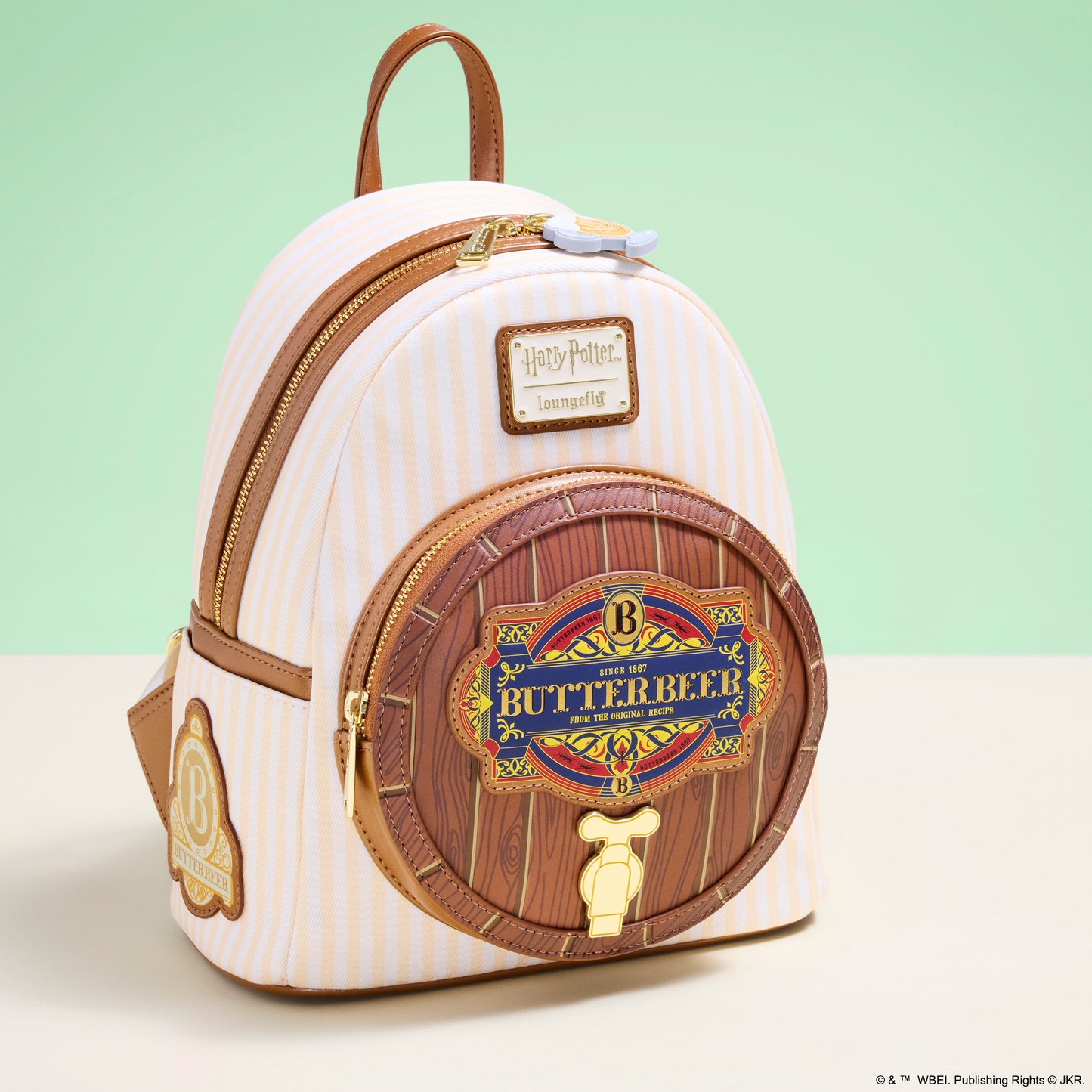 Mini Mochila Loungefly  con Aroma a Barril de Cerveza de Mantequilla de Harry Potter