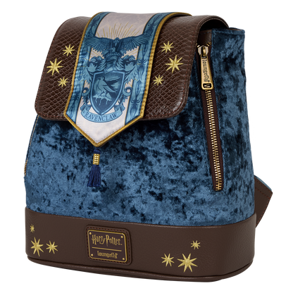 Mini Mochila Loungefly de Terciopelo Ravenclaw de Harry Potter