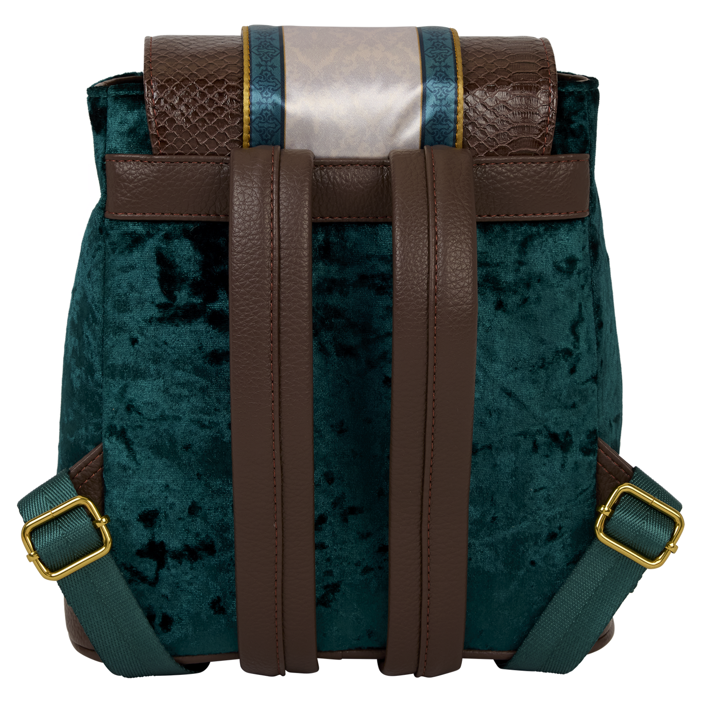 Mini Mochila Loungefly  de Terciopelo Harry Potter Slytherin