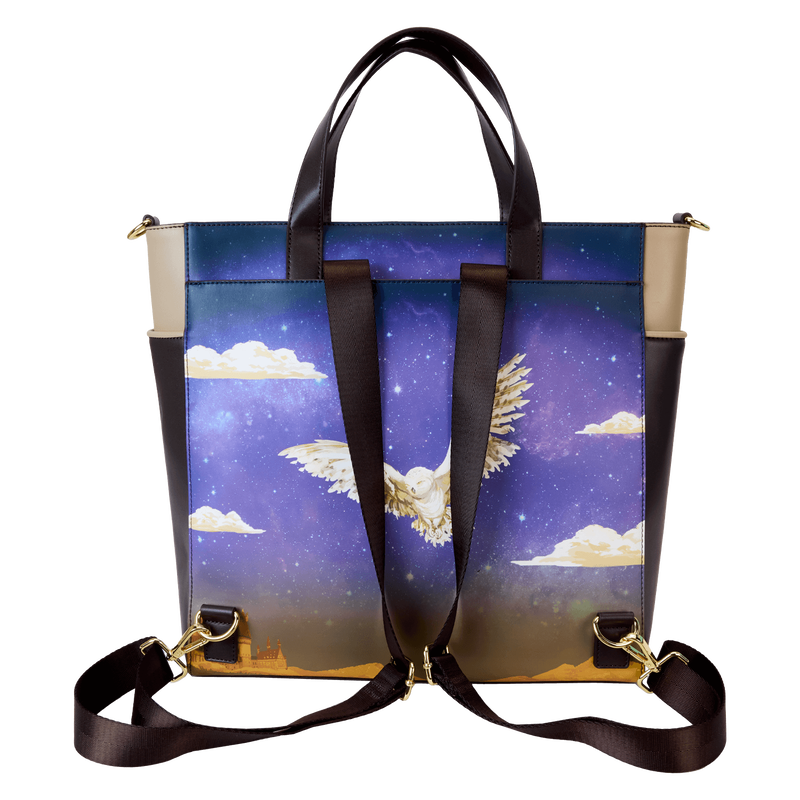 Mochila Convertible y Bolso Bandolera de Harry Potter Hogwarts Starry Sky
