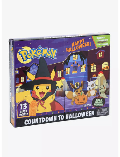 Calendario Figuras de Pokémon para Halloween