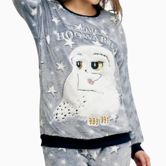 Pijama Harry Potter Hedwig Brilla en la Oscuridad