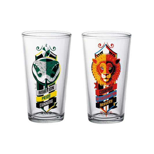 Set de Vasos de Vidrio Harry Potter – Casas de Hogwarts