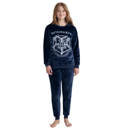 Pijama Hogwarts de Terciopelo – Harry Potter