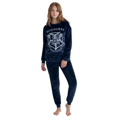 Pijama Hogwarts de Terciopelo – Harry Potter