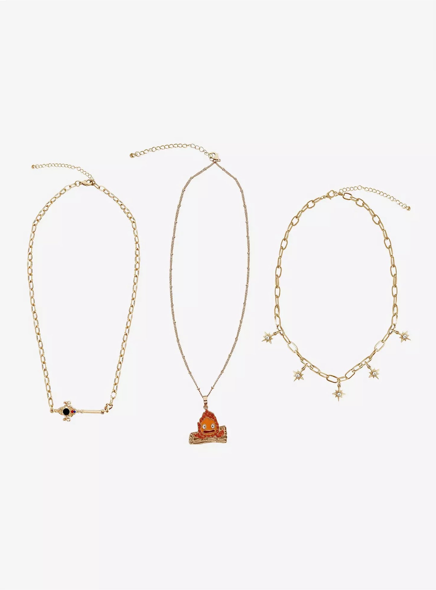 Set de Collar Studio Ghibli® Howl's Moving Castle Calcifer