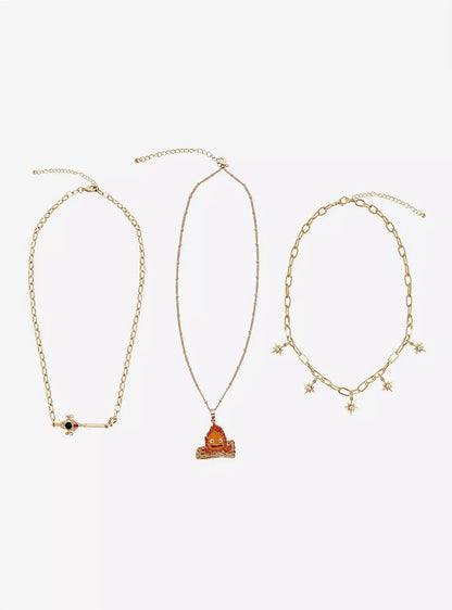 Set de Collar Studio Ghibli® Howl's Moving Castle Calcifer