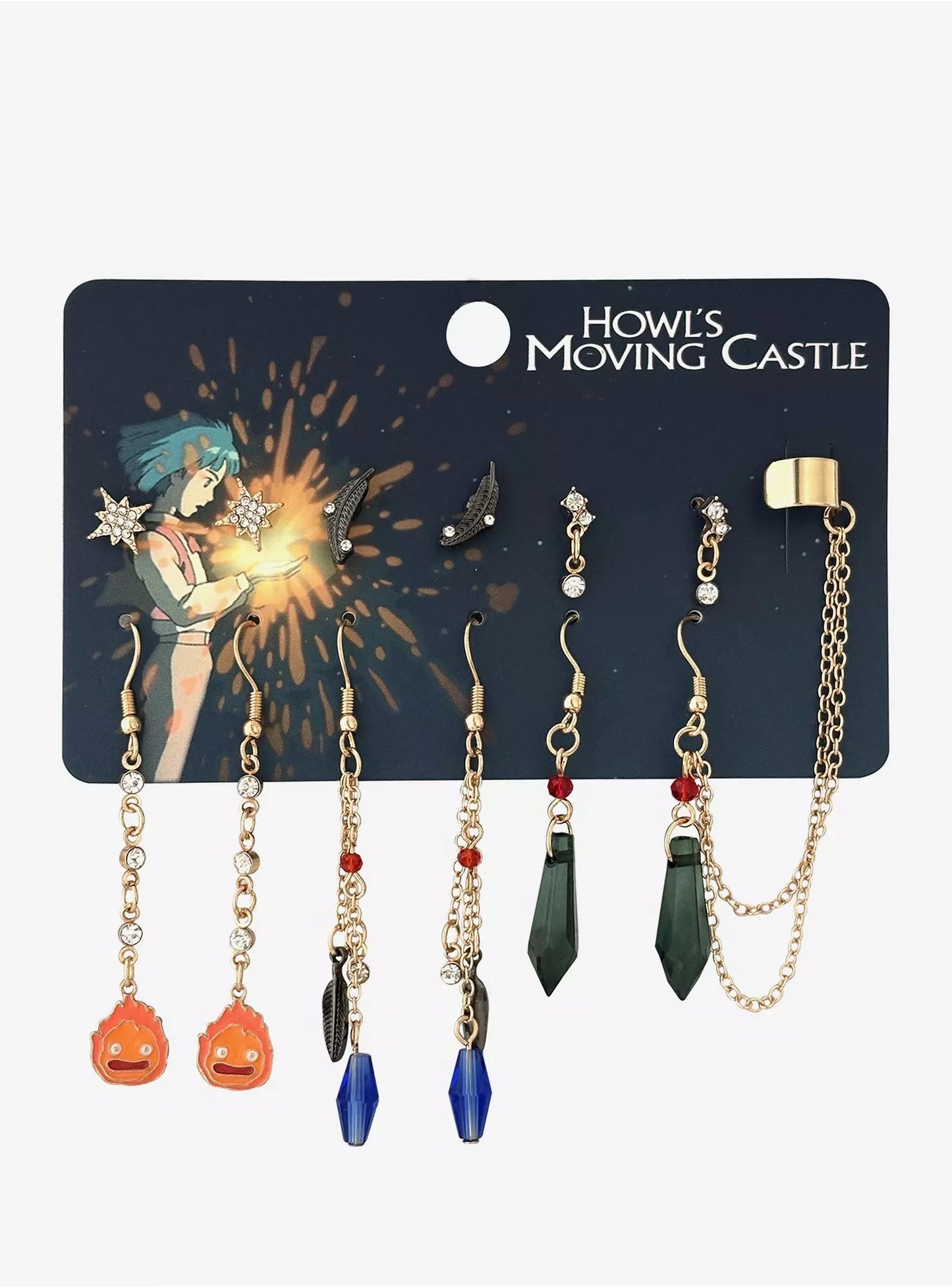 Set de Aretes de Studio Ghibli® Howl's Moving Castle Gems