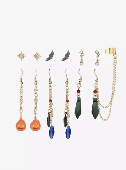 Set de Aretes de Studio Ghibli® Howl's Moving Castle Gems