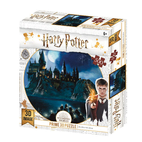 Puzzle lenticular Harry Potter Hogwarts 500 piezas