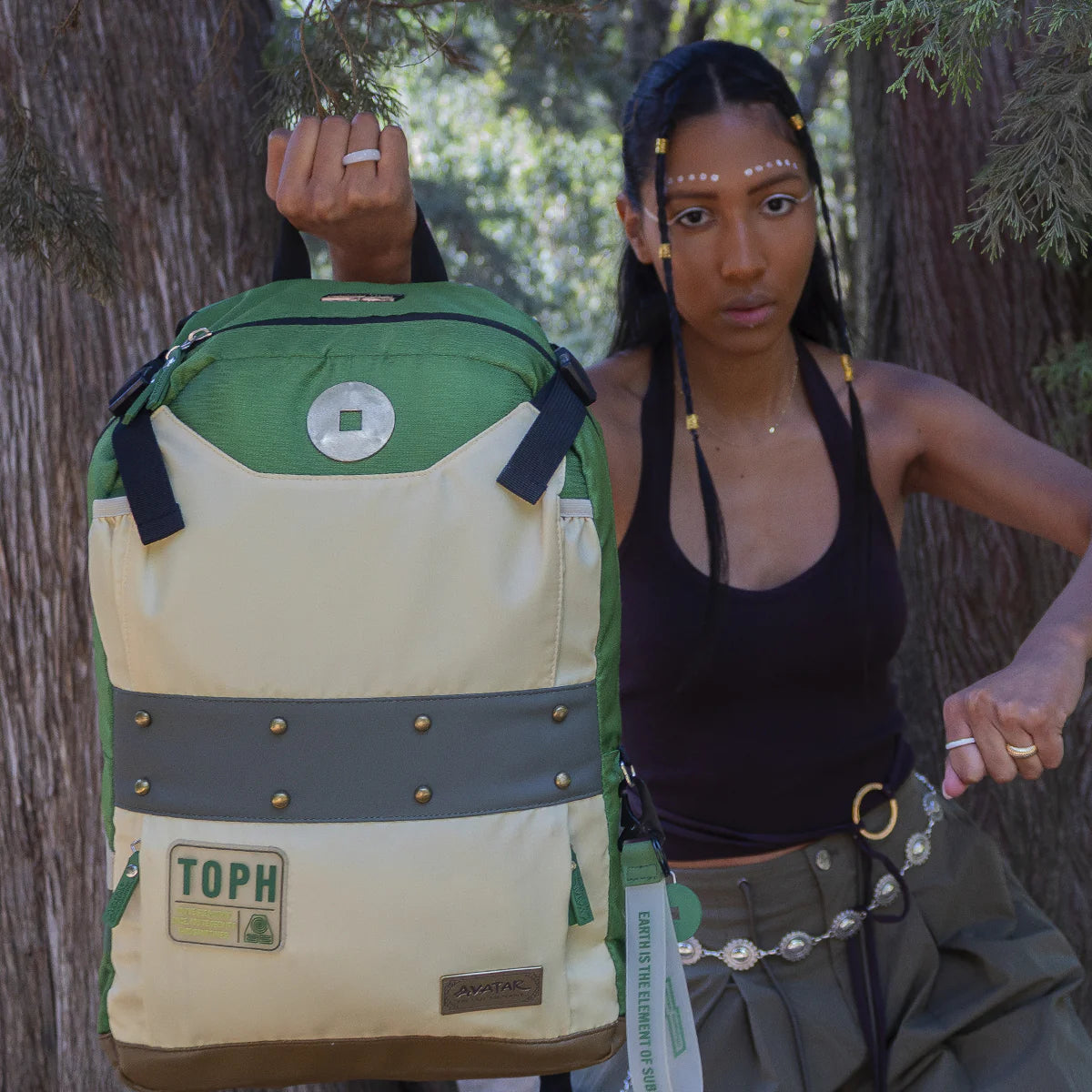 Mochila Avatar Toph Nación De Tierra