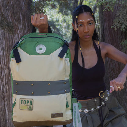 Mochila Avatar Toph Nación De Tierra