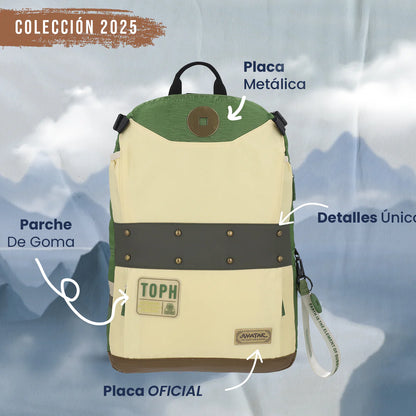 Mochila Avatar Toph Nación De Tierra